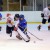 youth hockey game being played
