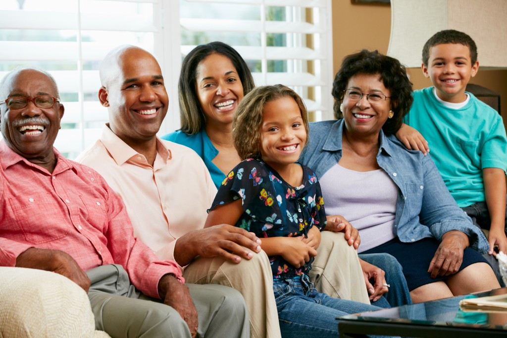 Multigenerational African American family