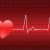 Gráfico del corazón y del latido cardíaco