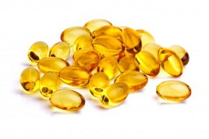 Yellow fish oil supplements