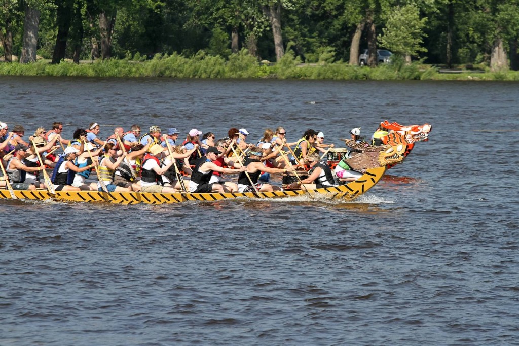 Lacrosse Dragon Boat Races- on the water