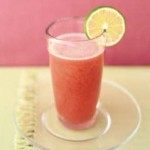 Watermelon-cranberry agua fresca nutritious drink