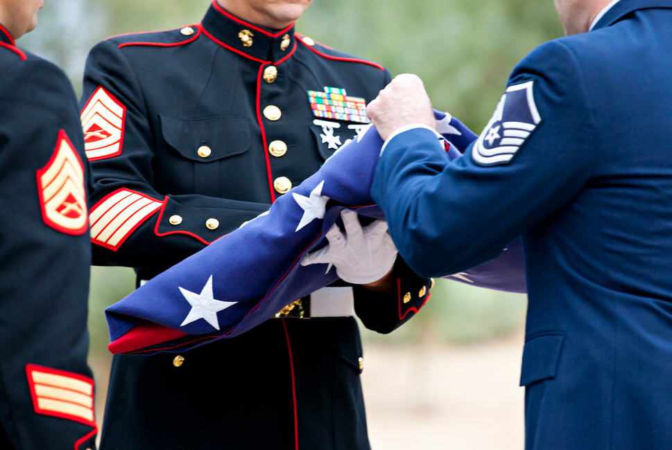 Veteran's Day flag ceremony on Arizona campus