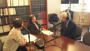 Dr. Ronald Petersen on radio show discussing Alzheimer's