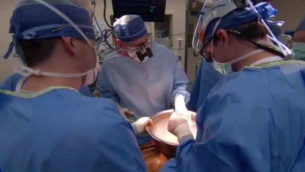 heart transplant surgery with Dr. Daly