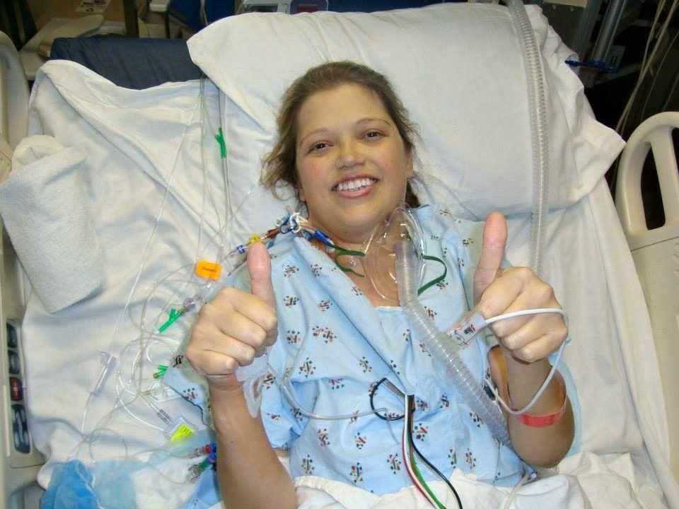 Double organ transplant patient Courtney Kidd