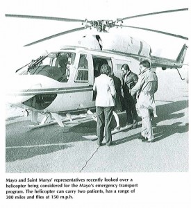 1984 helicopter, newspaper picture