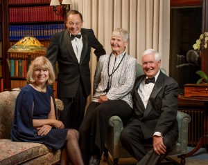 Recipients of the 2015 Mayo Clinic Distinguished Alumni Award: (left to right) Kristina Rother, M.D.; Bernard Gersh, M.B., Ch.B., D. Phil.; Audrey Nelson, M.D.; C. Garrison Fathman, M.D.