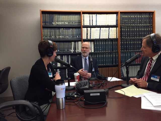 Dr. Robert Jacobson being interviewed on Mayo Clinic Radio