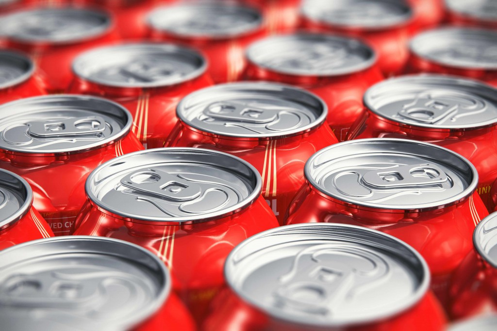 soda pop, energy drink cans