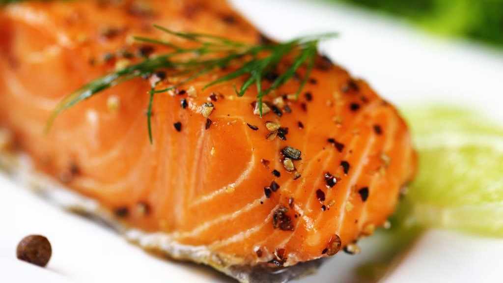 Mediterranean-style grilled salmon
