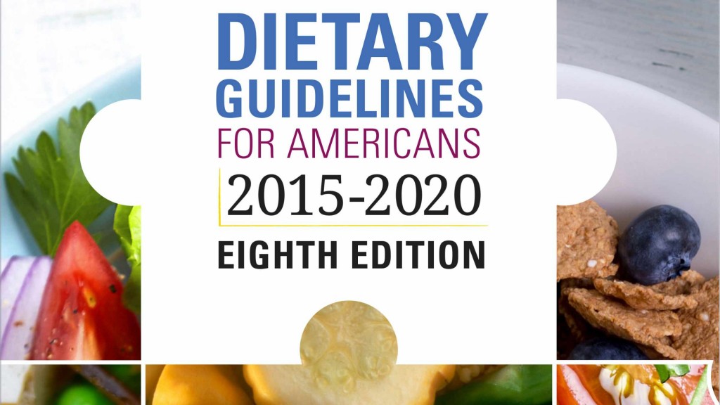Dietary Guidelines For Americans graphic