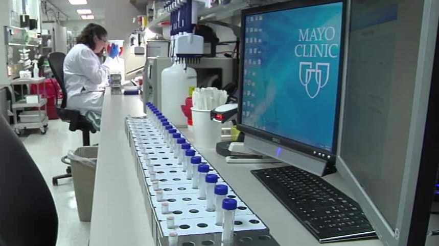 Mayo Clinic Biobank research lab, clinical trial