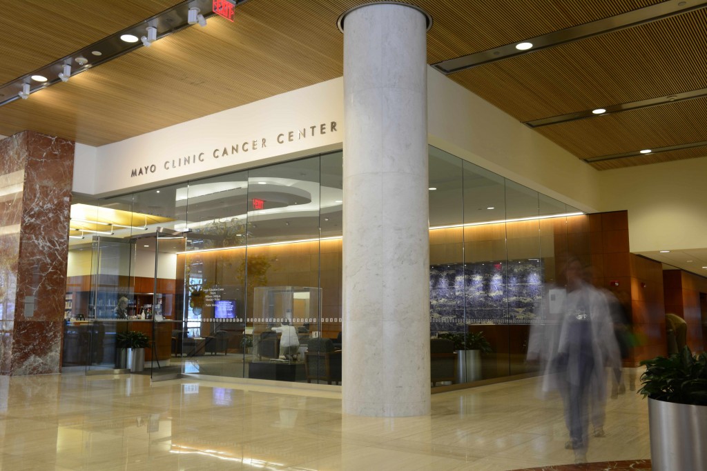 lobby picture of Mayo Clinic Cancer Center