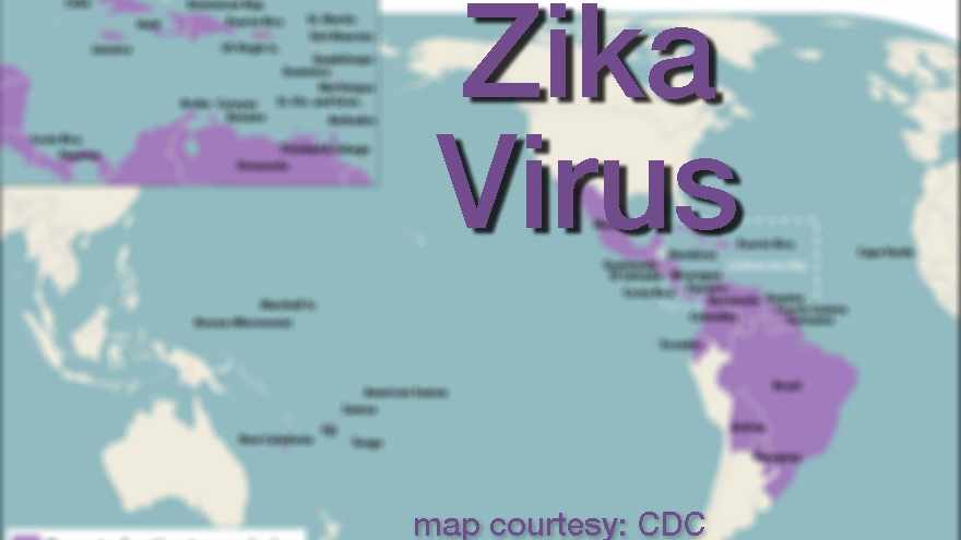 Map of Zika endemic areas