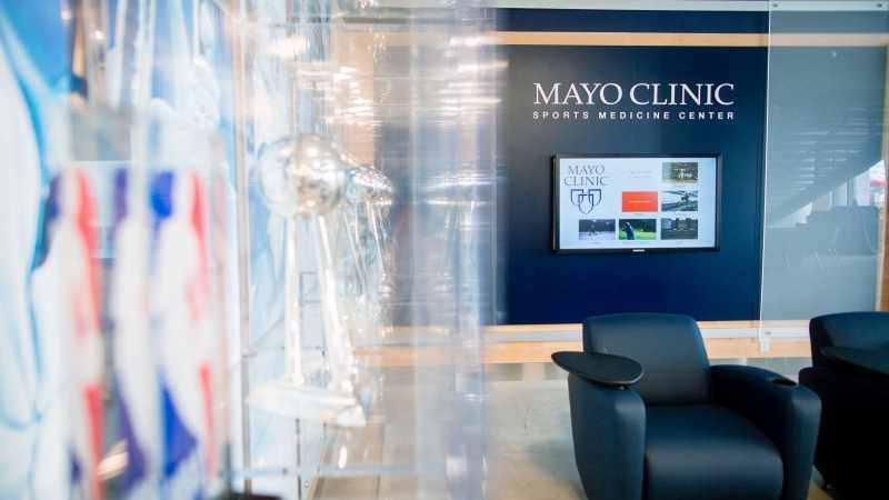 Mayo Clinic Square Sports Medicine lobby