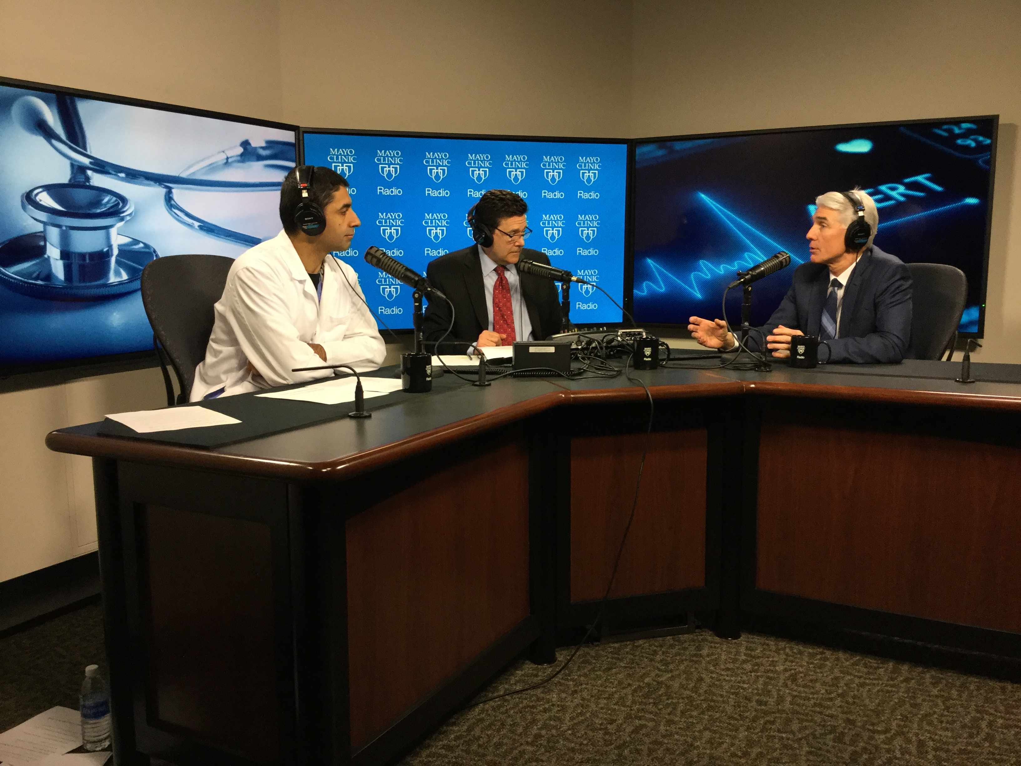 Dr. Donald Hensrud being interviewed on Mayo Clinic Radio