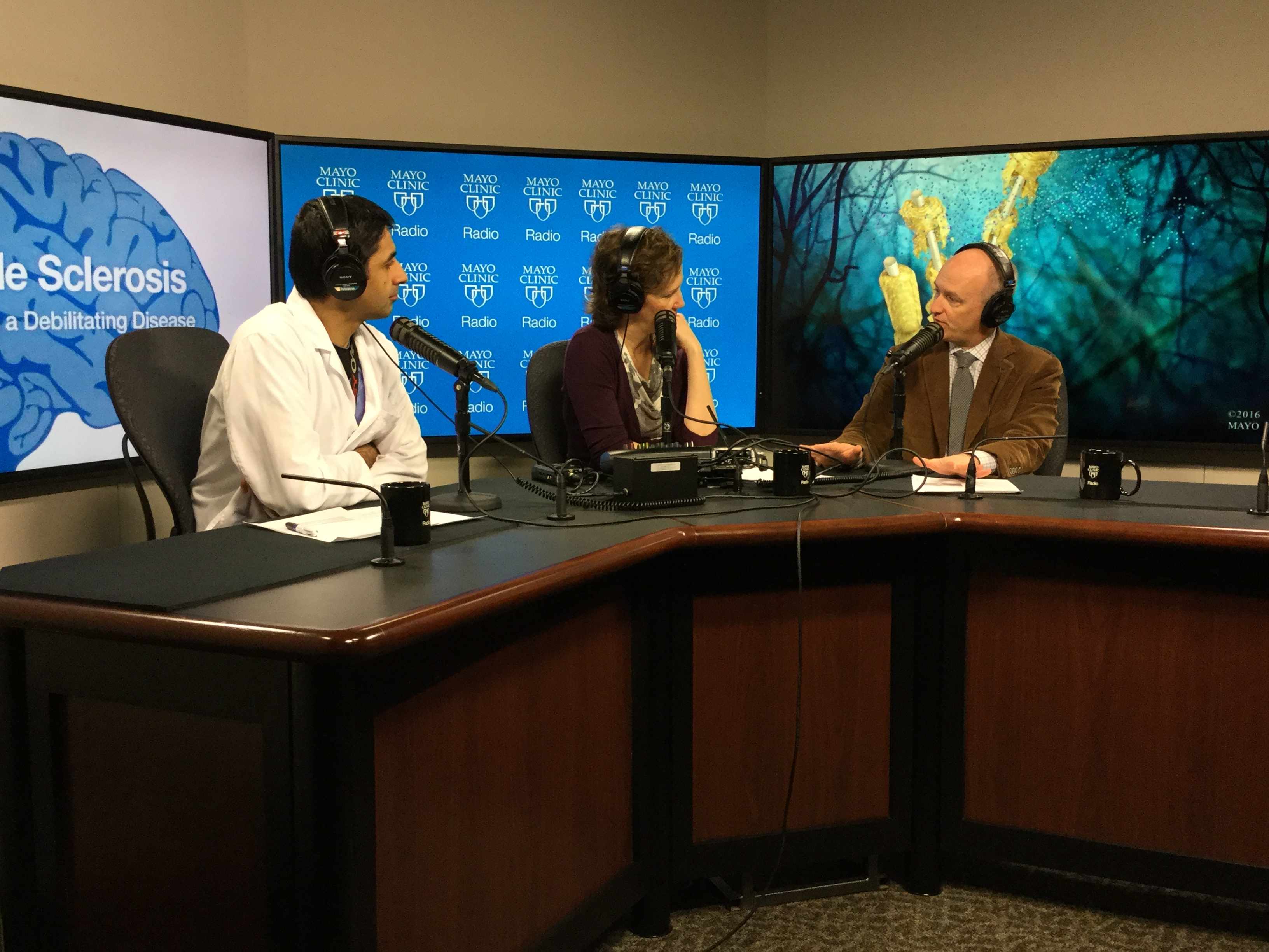 Dr. Mark Keegan being interviewed on Mayo Clinic Radio