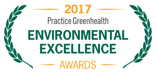 Logo for 2017 Practice Greenhealth Environmental Excellence Awards