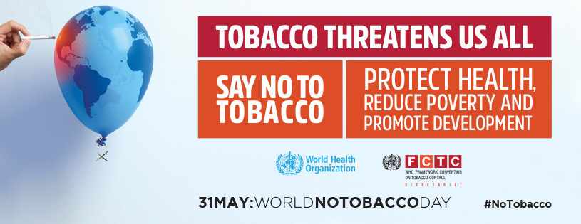 World No Tobacco Day banner