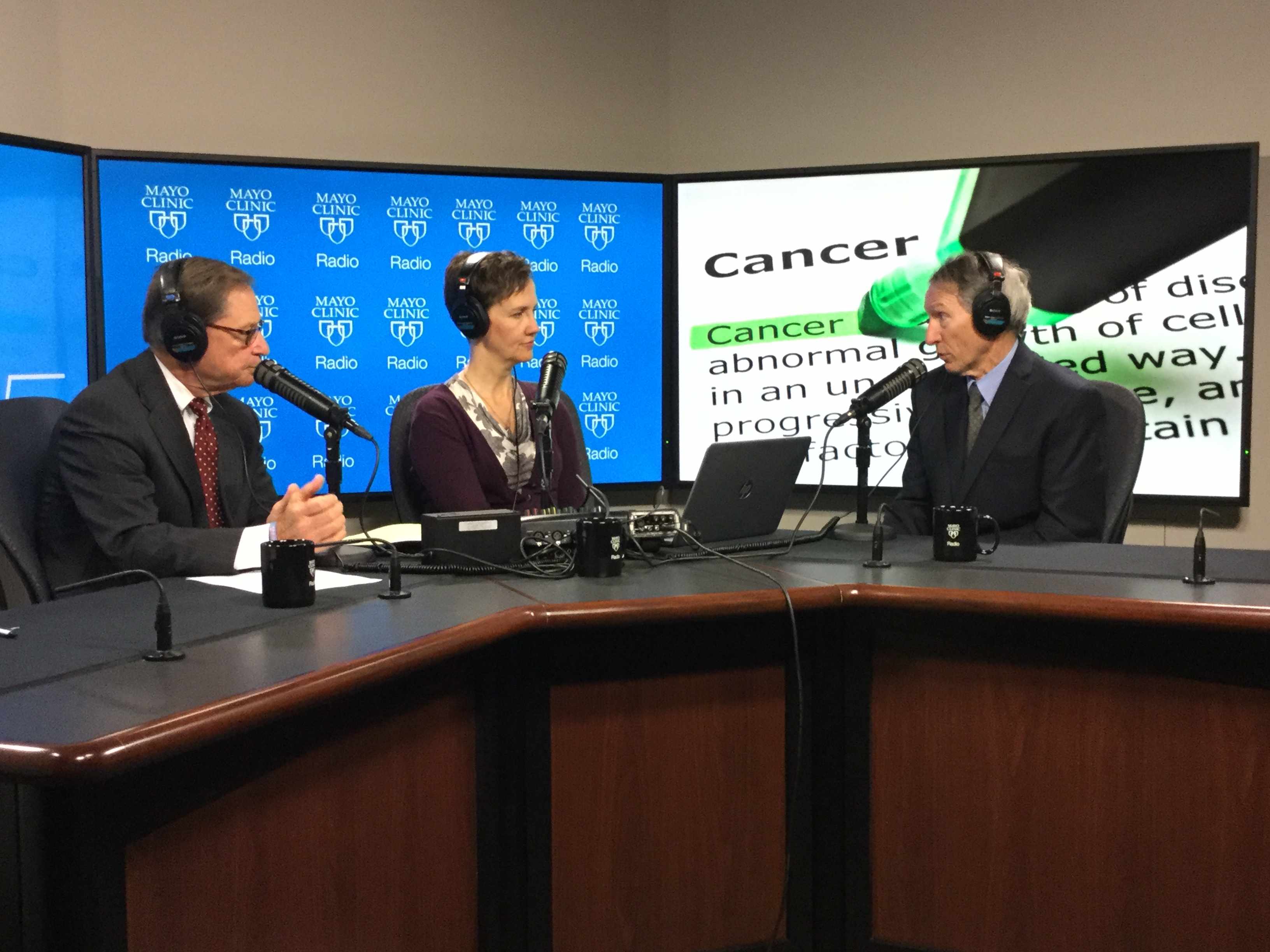 Dr. Timothy Moynihan being interviewed on Mayo Clinic Radio