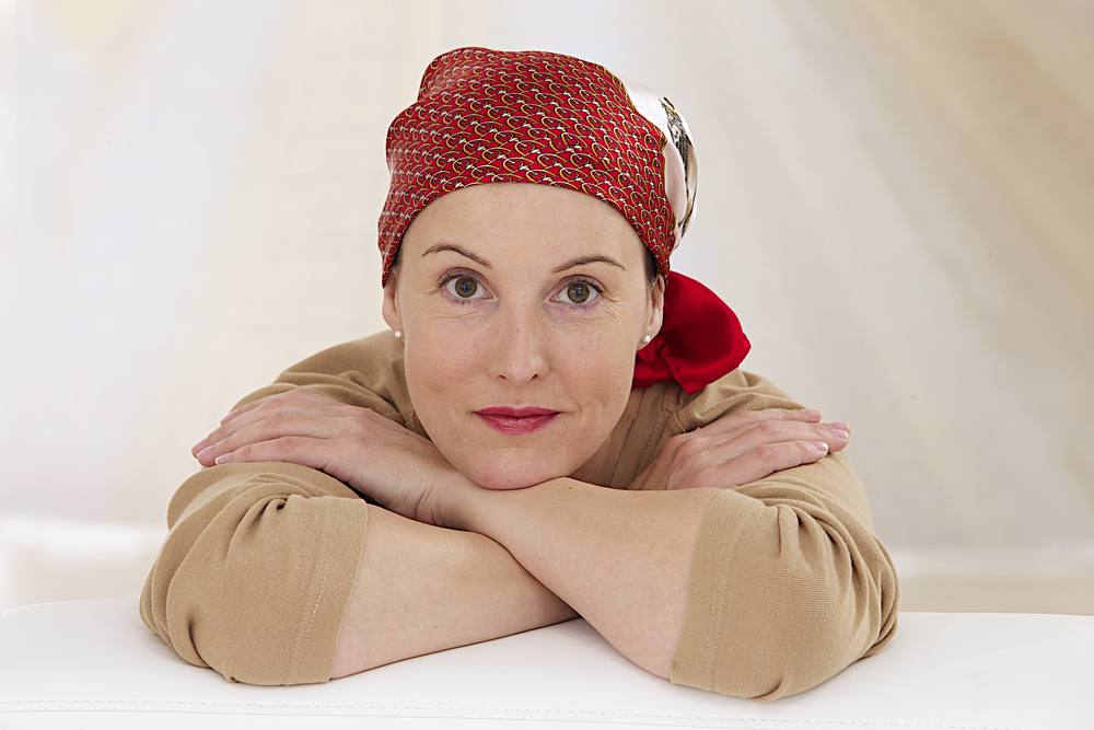 portrait of woman recovering after chemotherapy