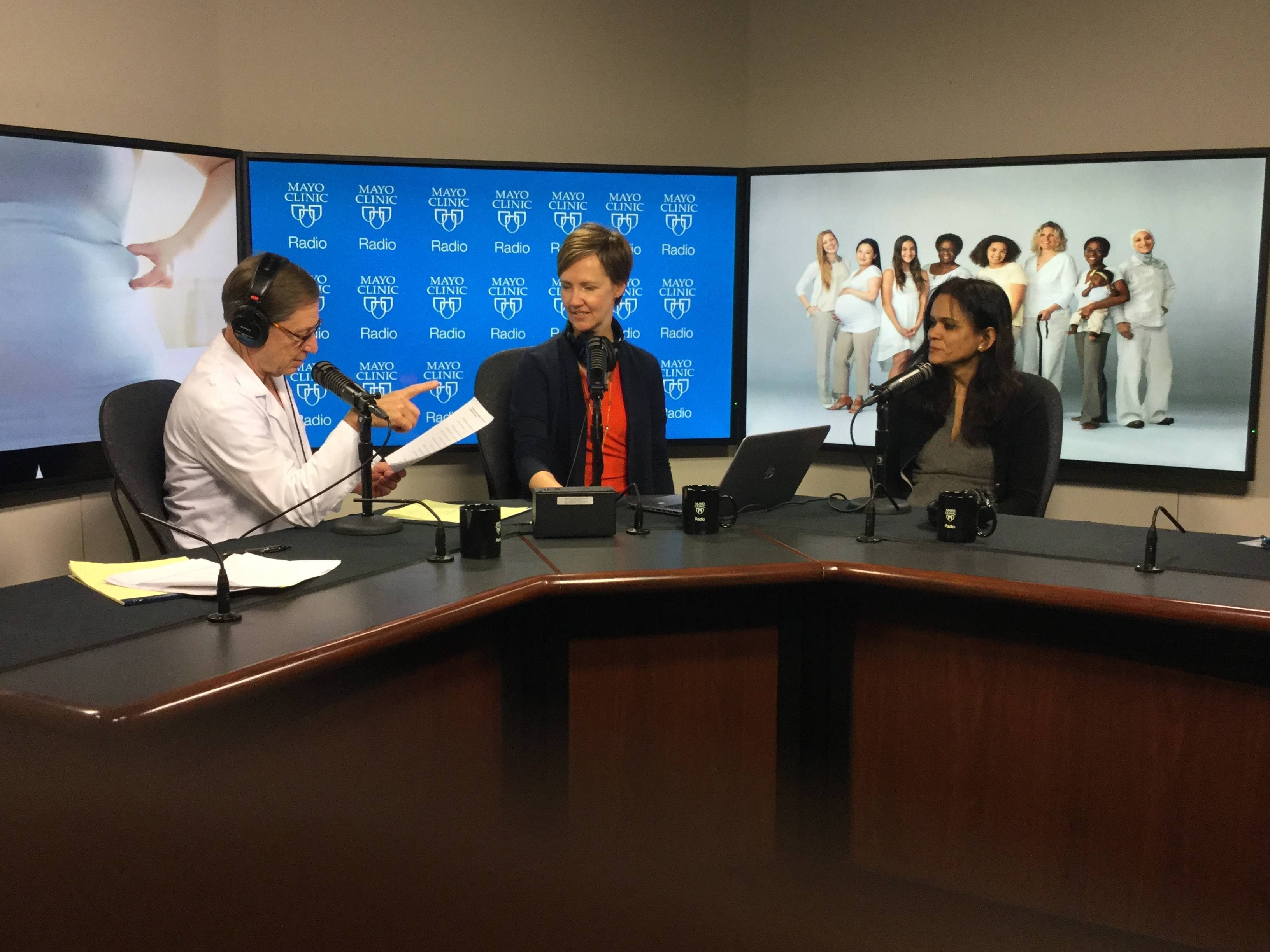 Dr. Ekta Kapoor being interviewed on Mayo Clinic Radio