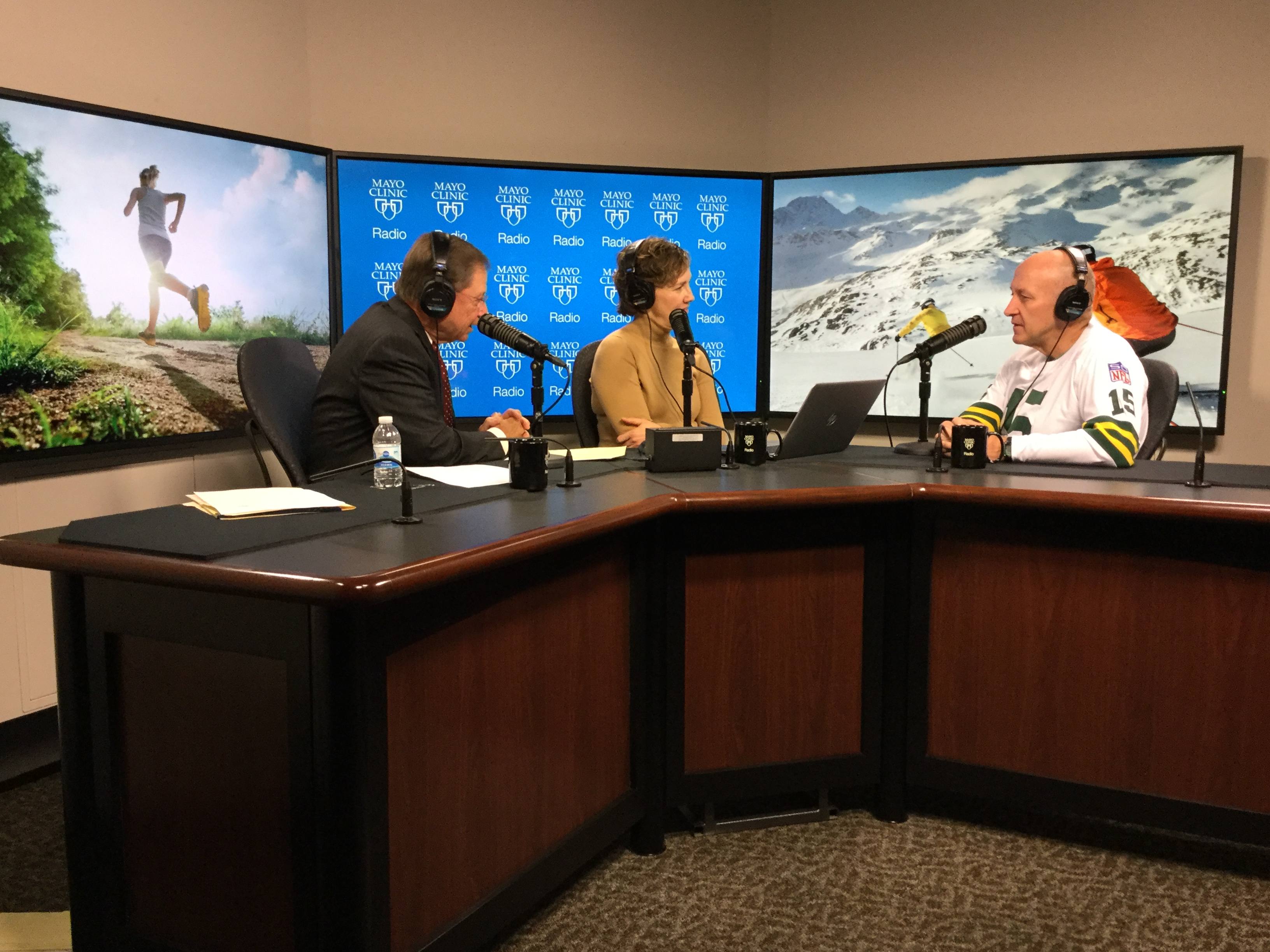 Dr. Michael Joyner being interviewed on Mayo Clinic Radio