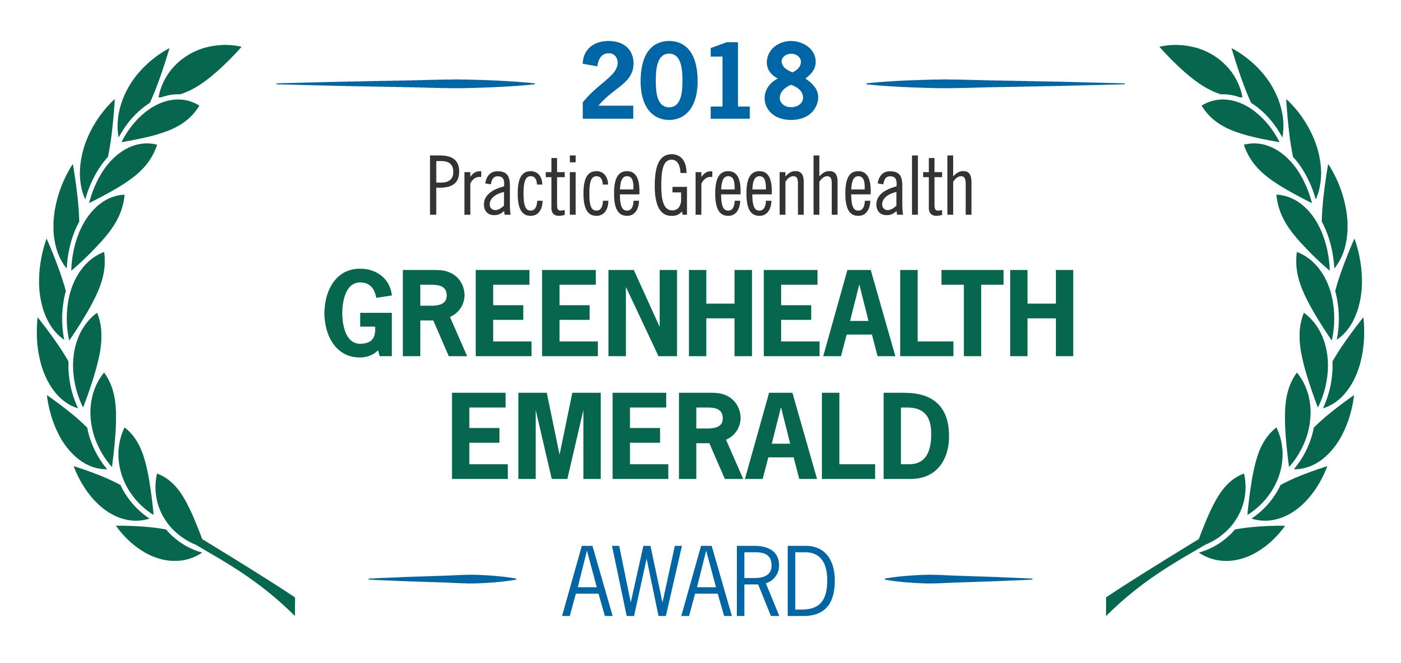 2018 Practice Greenhealth Emerald Award