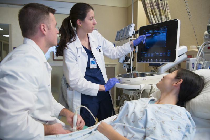 Critical care patient in ICU on Florida campus