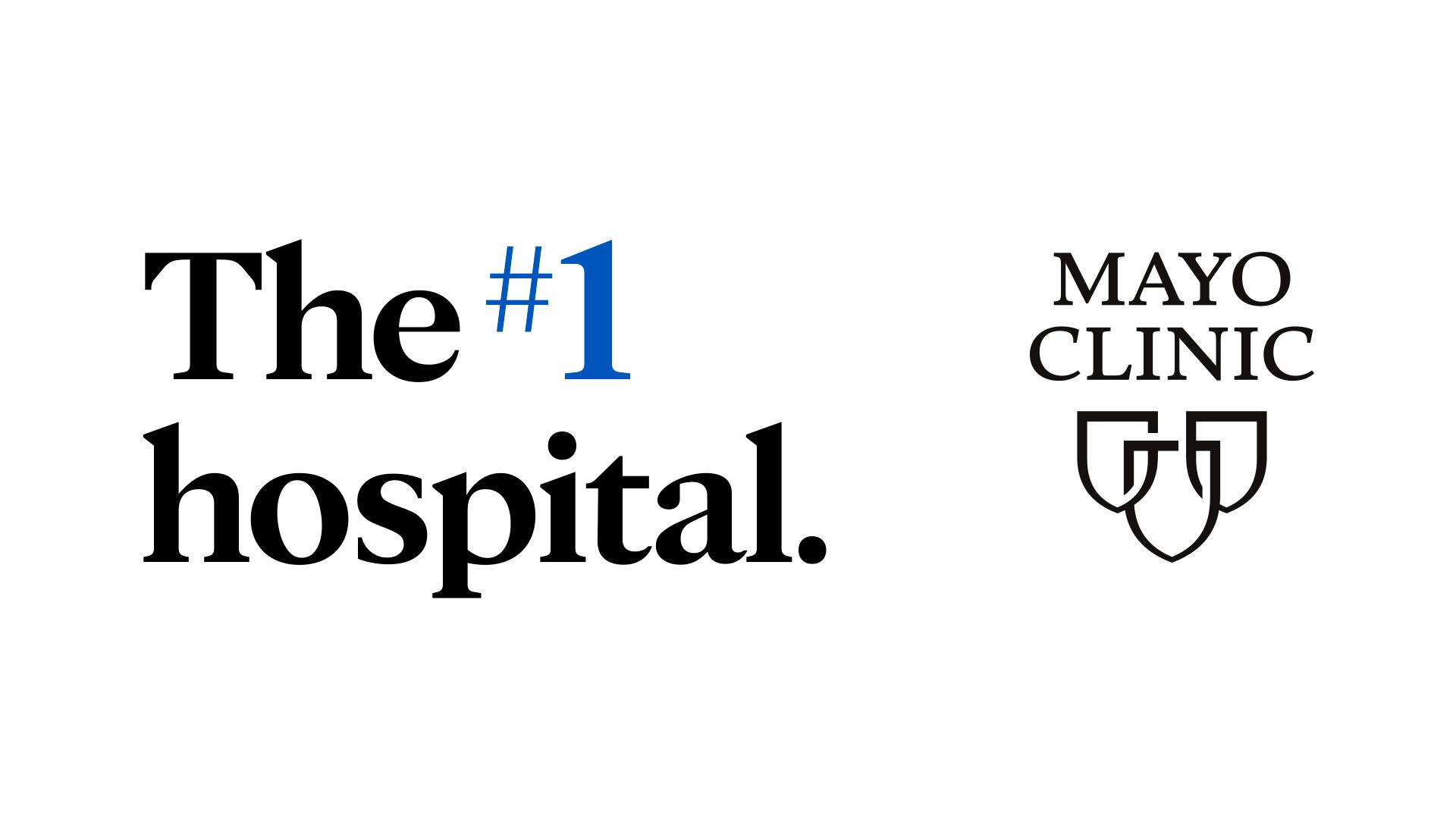 U.S. News & World Report ranking Mayo Clinic as number one hospital