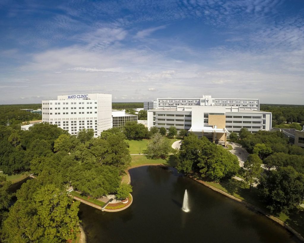 buildings on Jacksonville campus of Mayo Clinic