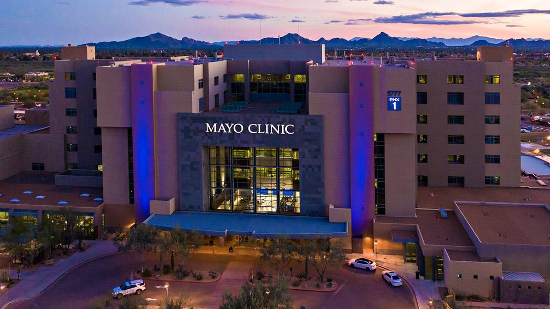 Mayo Clinic Lights Buildings In Show Of Solidarity In Fight Against 