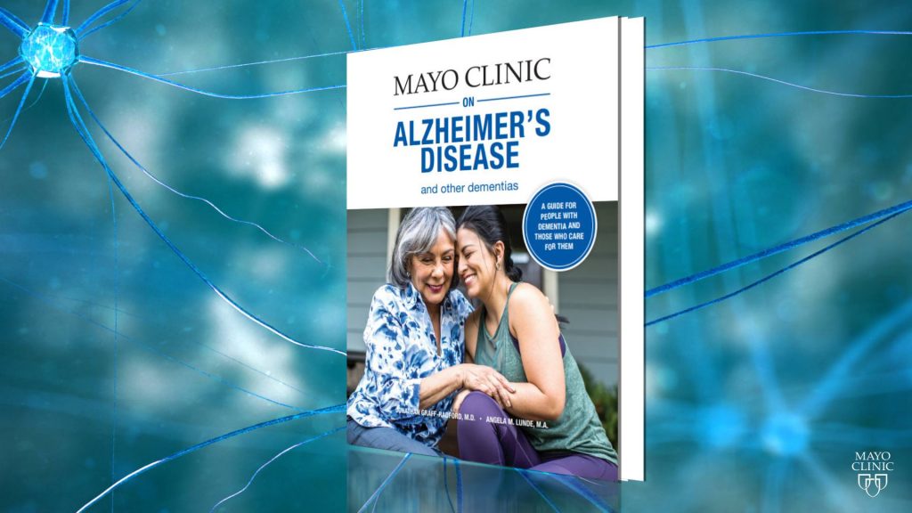 front cover of the new Mayo Clinic Alzheimer's Disease book