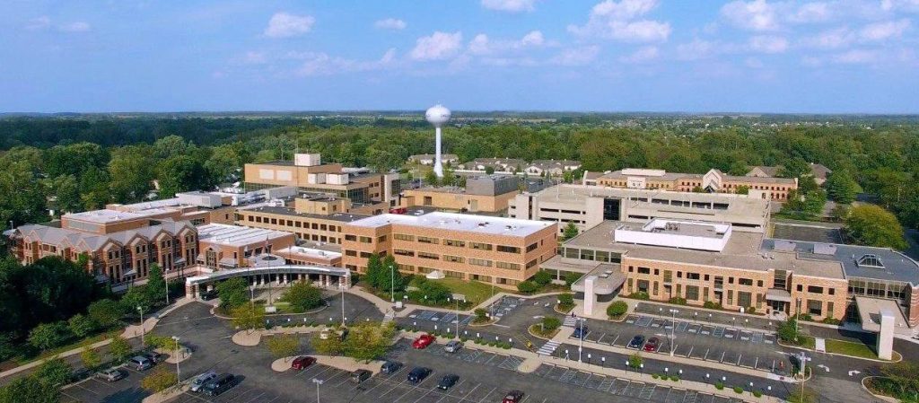 Exterior image of Hancock Regional Hospital