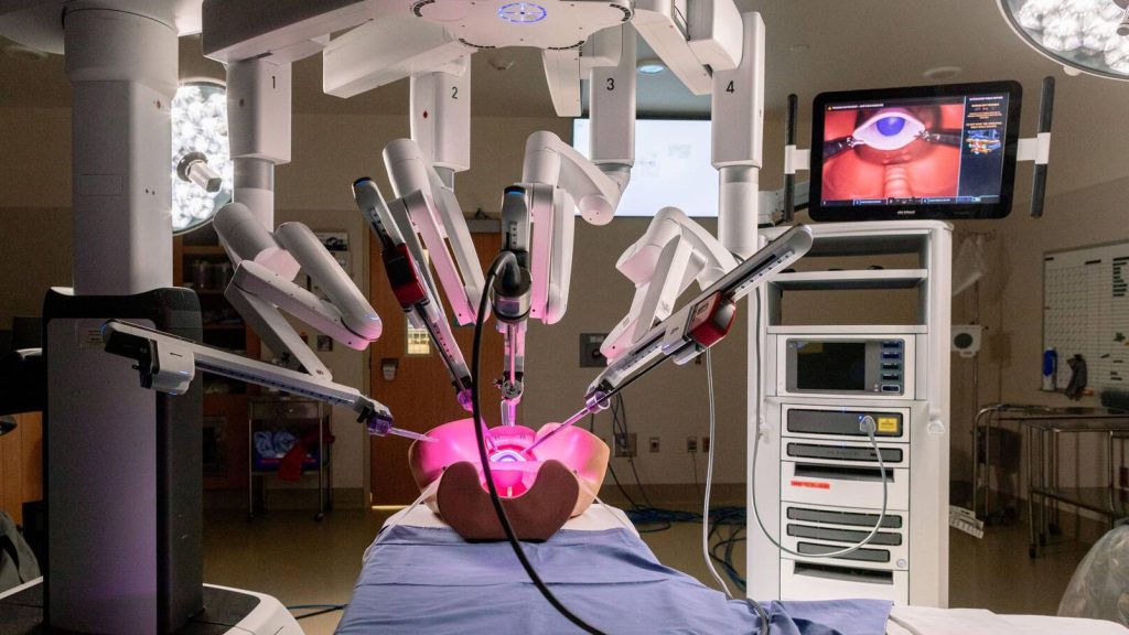Simulation model for robotic-assisted laparoscopic hysterectomy