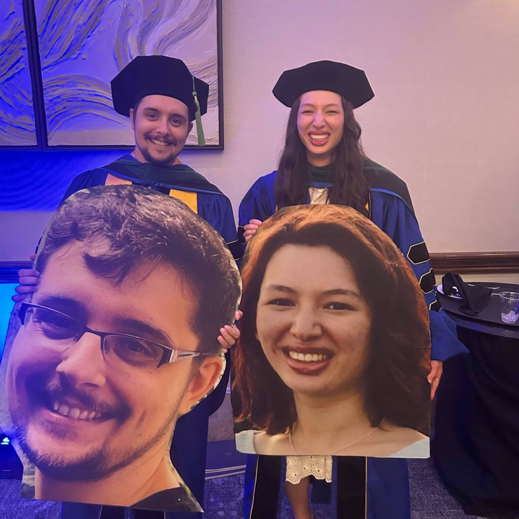 Dr. Jay Vasilev and Dr. Ning McKensie, class of 2025