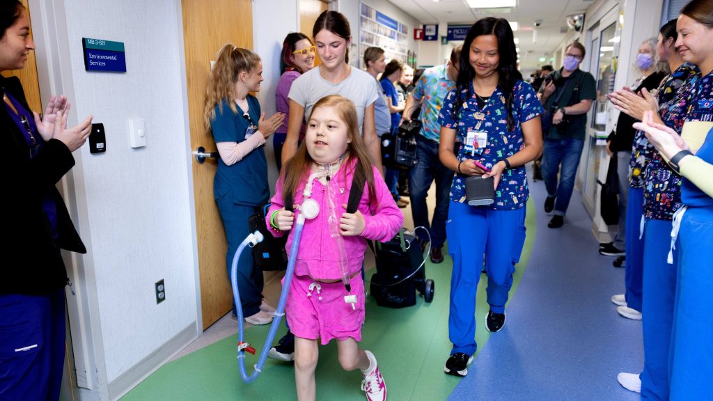 Ava Weitl leaves Mayo Clinic Children's after a 22-month stay