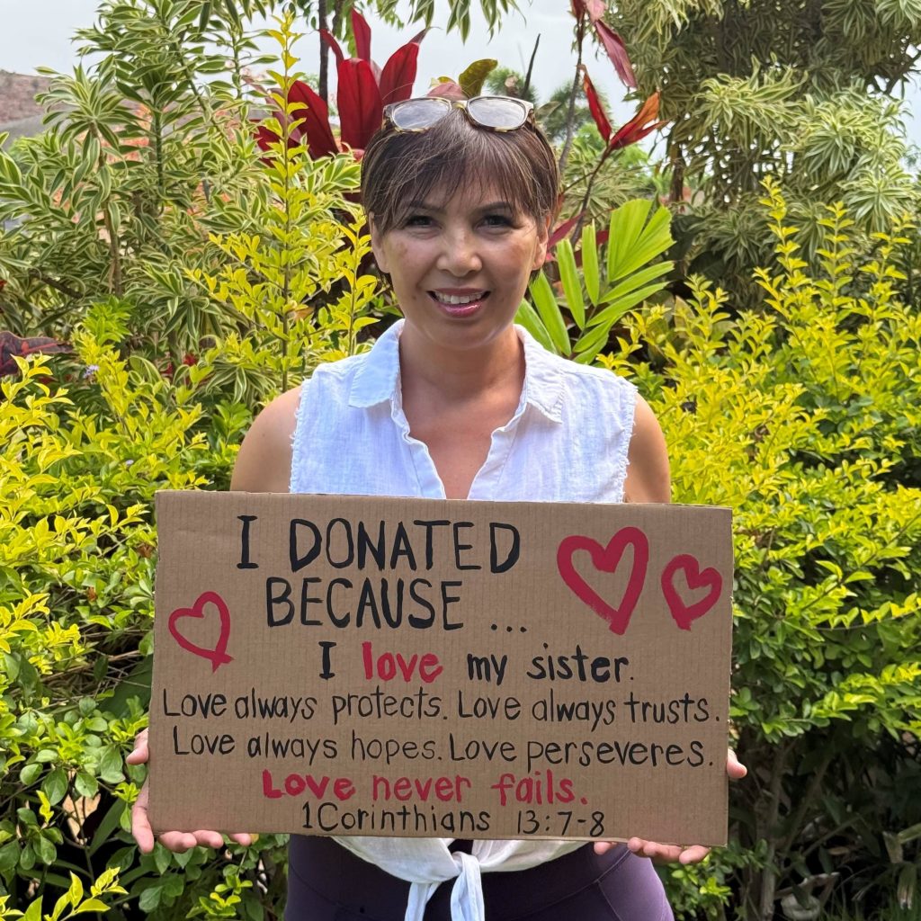 Michelle Gabriel, organ donor
