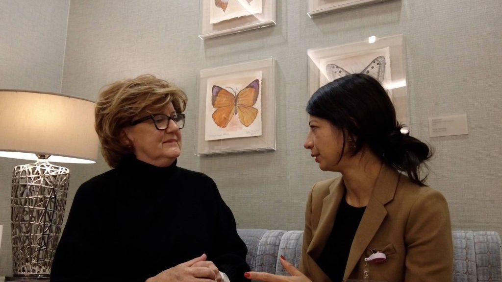Judge Audrey Moran,with Dr. Pooja Advani