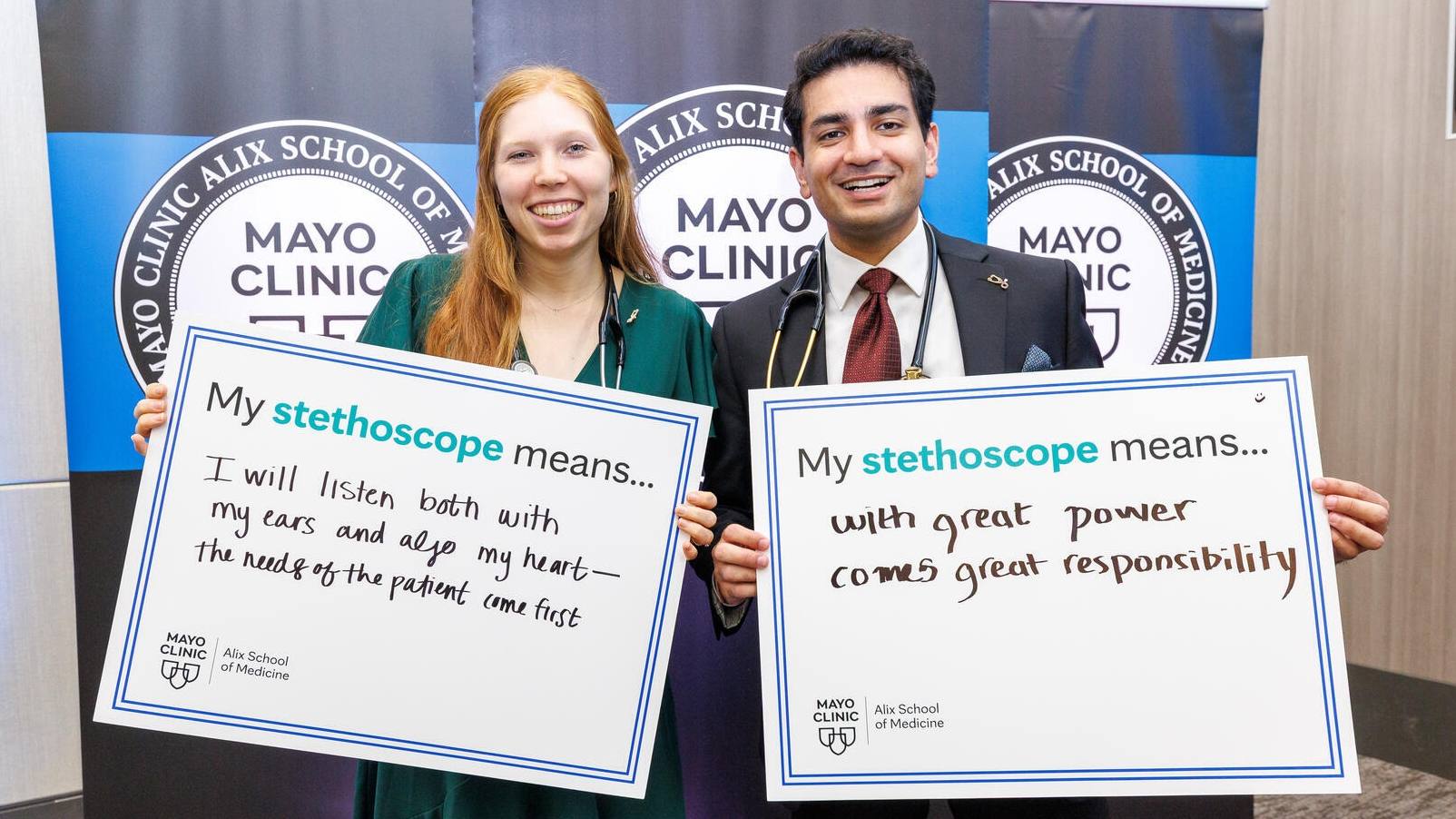 Mayo Clinic Alix School of Medicine students participate in Stethoscope Ceremony: A promise of compassion, service and lifelong learning featured image