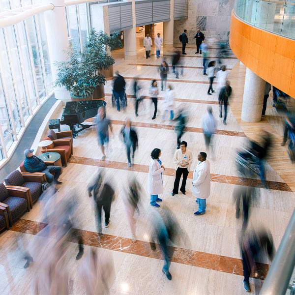 Abstract lines and dots