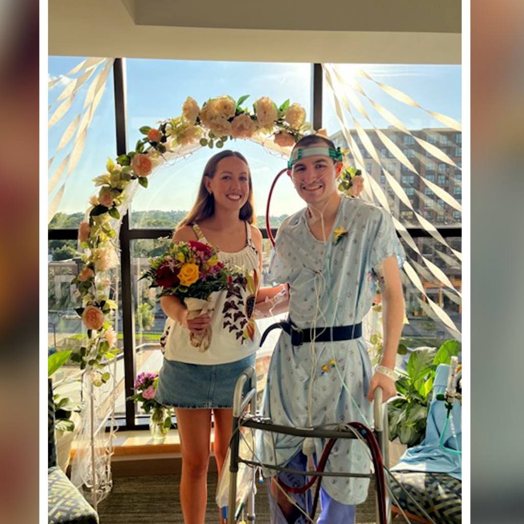 Mateo Franco married his college sweetheart, Isabella, while waiting for donor lungs