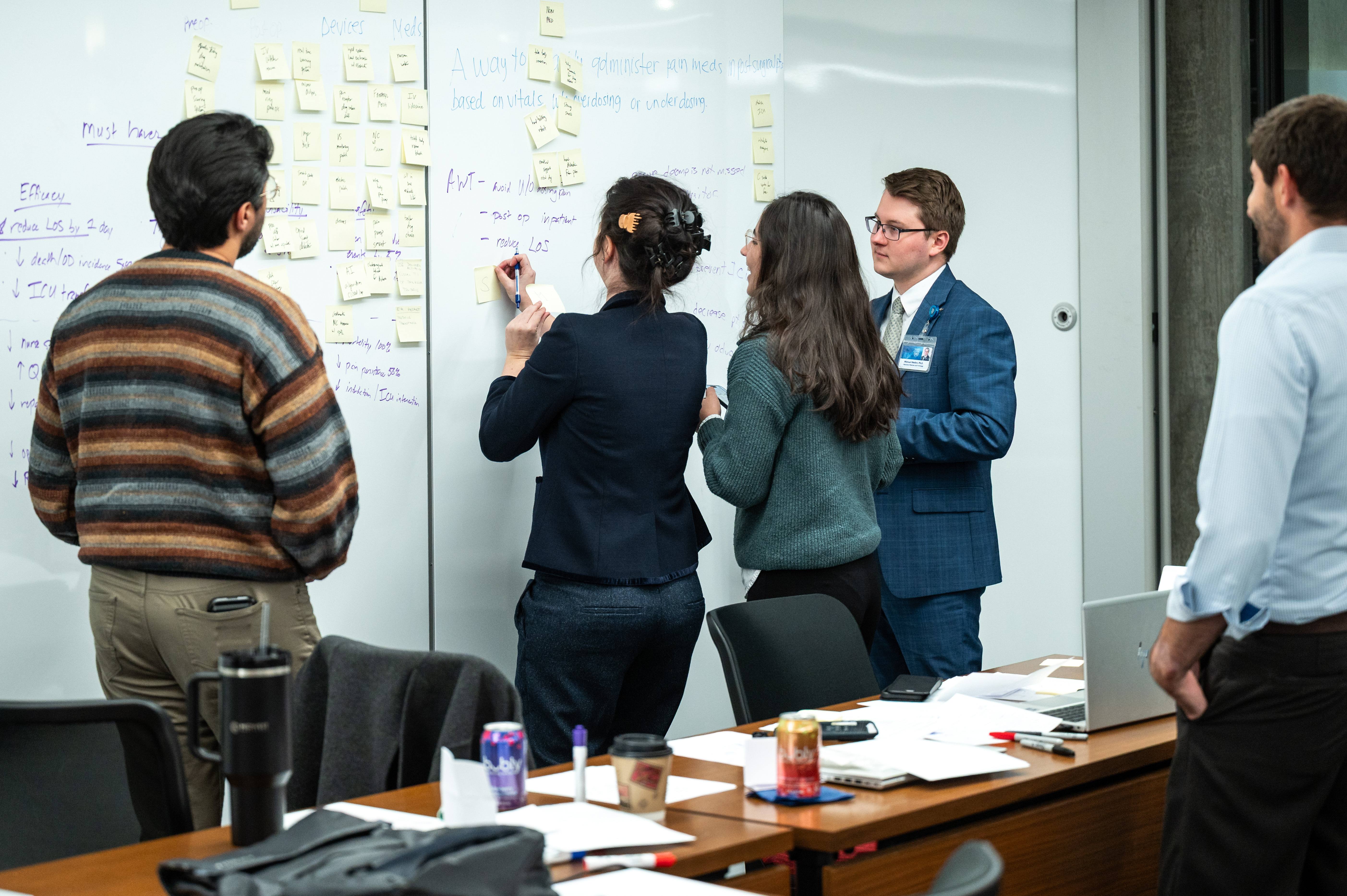 Mayo Clinic residents and fellows in the Clinical Innovation and Entrepreneurship Academy participate in a program day featuring hands-on, experiential learning.