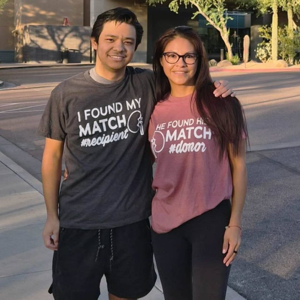 Thanks to his Mother's kidney donation, Ramiro was able to get a transplant