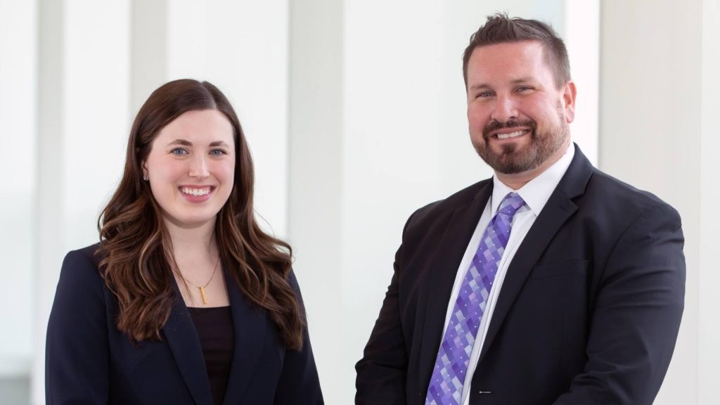 Sara Hutchinson, nurse practitioner, and  Dr. Jamie Van Gompel, neurosurgeon, reconnect at Mayo Clinic in 2026 — now as colleagues.