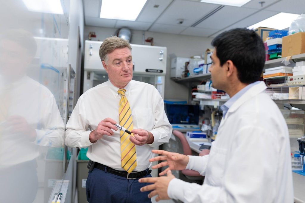 Dr. Andrew Badley's Human Immunodeficiency Virus Lab in Rochester, Minnesota.